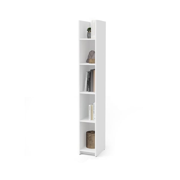 Small Space 10 in Narrow shelving unit, White